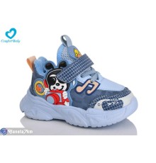 Дитячі кросівки на весну/осінь (6 пар р.22-26) блакитний  "Comfort-baby"