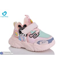 Дитячі кросівки на весну/осінь (6 пар р.22-26) рожевий  "Comfort-baby"