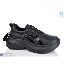 Кросівки жіночі на весну/осінь (8 пар р.37-41) чорний  "LIMPO"
