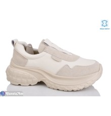 Кросівки жіночі на весну/осінь (8 пар р.37-41) бежевий  "LIMPO"