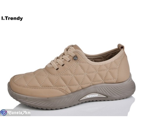 Туфлі жіночі на весну/осінь (8 пар р.36-41) коричневий  "Trendy"