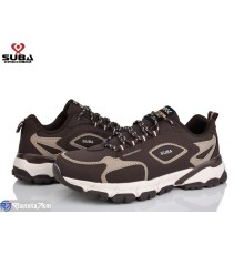 Кросівки чоловічі на весну/осінь (8 пар р.41-46) коричневий  "SUBA"