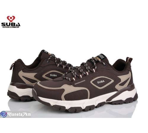 Кросівки чоловічі на весну/осінь (8 пар р.41-46) коричневий  "SUBA"