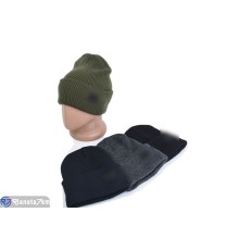 Шапка чоловіча на зиму (5 шт. р.сетка One size) мікс  "CAROLLA"