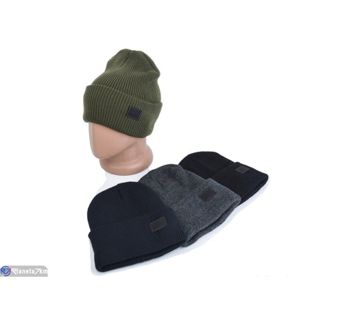 Шапка чоловіча на зиму (5 шт. р.сетка One size) мікс "CAROLLA" Шапка чоловіча на зиму (5 шт. р.сетка One size) мікс "CAROLLA"