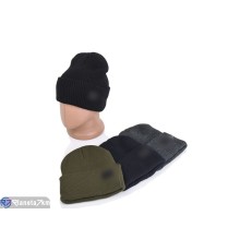 Шапка чоловіча на зиму (5 шт. р.сетка One size) мікс  "CAROLLA"