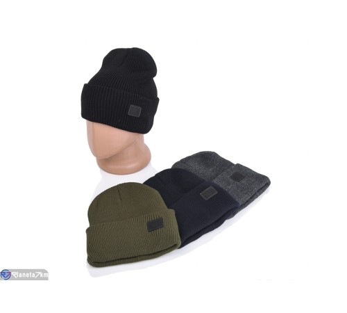 Шапка чоловіча на зиму (5 шт. р.сетка One size) мікс "CAROLLA" Шапка чоловіча на зиму (5 шт. р.сетка One size) мікс "CAROLLA"