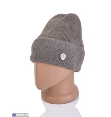 Шапка жіноча на зиму (5 шт. р.сетка One size) коричневий  "CAROLLA"