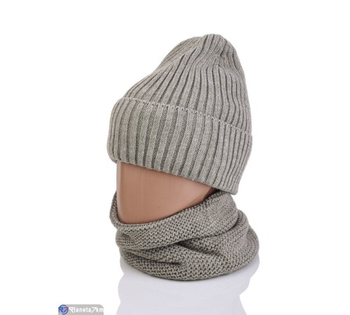 Шапка жіноча на зиму (5 шт. р.сетка One size) коричневий "CAROLLA" Шапка жіноча на зиму (5 шт. р.сетка One size) коричневий "CAROLLA"
