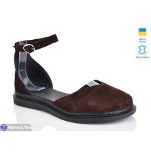 Туфлі жіночі на літо (6 пар р.37-41) коричневий  "LIKA"