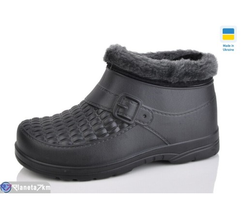 Калоші чоловічі на зиму (6 пар р.41-46) чорний  "LINKA"