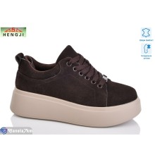 Кросівки жіночі на весну/осінь (8 пар р.36-41) коричневий  "HENGJI-ELENA"