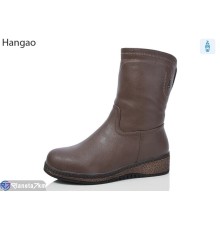 Чоботи жіночі на зиму (8 пар р.37-42) коричневий  "LEFRAT"