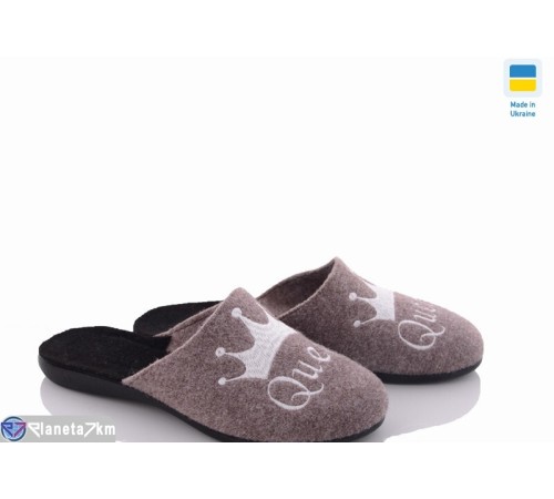 Тапки жіночі на весну/осінь (6 пар р.36-40) коричневий  "INPIRE"