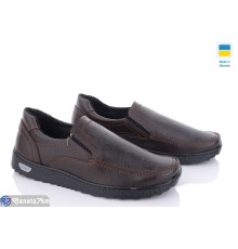 Туфлі чоловічі на весну/осінь (8 пар р.40-45) коричневий  "KINDER"