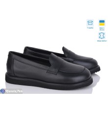 Туфлі жіночі на весну/осінь (6 пар р.36-40) чорний  "Linda"