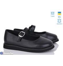 Туфлі жіночі на весну/осінь (6 пар р.36-40) чорний  "Linda"