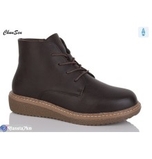 Черевики жіночі на зиму (8 пар р.37-42) коричневий  "Chunsen"