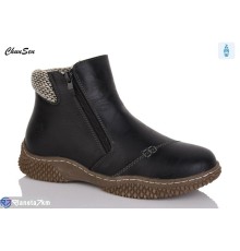 Черевики жіночі на зиму (8 пар р.37-42) чорний  "Chunsen"
