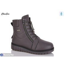 Черевики жіночі на зиму (8 пар р.36-41) коричневий  "Chunsen"