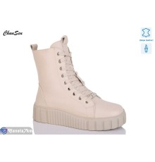 Черевики жіночі на зиму (8 пар р.36-41) бежевий  "Chunsen"