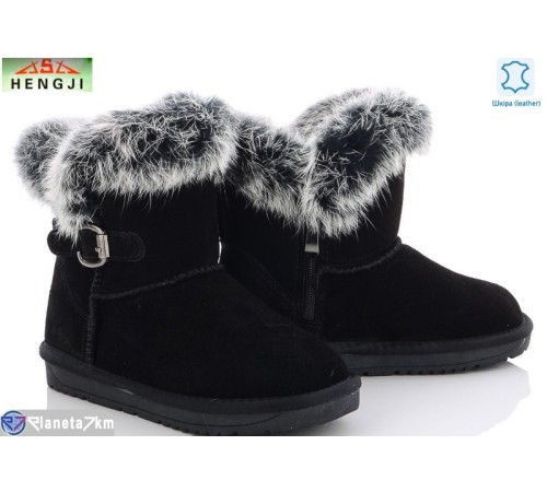 Дитячі Уггі на зиму (6 пар р.32-37) чорний "HENGJI-ELENA" Дитячі Уггі на зиму (6 пар р.32-37) чорний "HENGJI-ELENA"