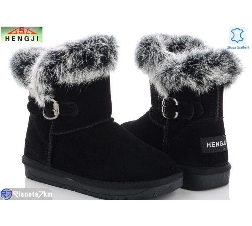 Дитячі Уггі на зиму (6 пар р.32-37) чорний "HENGJI-ELENA" Дитячі Уггі на зиму (6 пар р.32-37) чорний "HENGJI-ELENA"