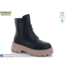 Черевики жіночі на зиму (6 пар р.36-41) чорний  "HENGJI-ELENA"