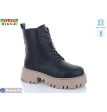 Черевики жіночі на зиму (6 пар р.36-41) чорний  "HENGJI-ELENA"
