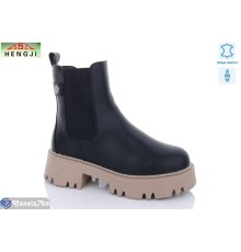 Черевики жіночі на зиму (6 пар р.36-41) чорний  "HENGJI-ELENA"