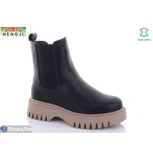 Черевики жіночі на зиму (6 пар р.36-41) чорний  "HENGJI-ELENA"