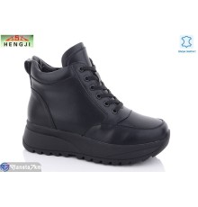 Черевики жіночі на зиму (8 пар р.36-41) чорний  "HENGJI-ELENA"