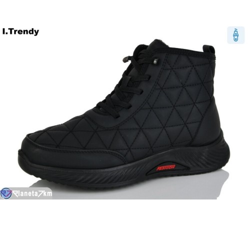Черевики жіночі на весну/осінь (8 пар р.36-41) чорний  "Trendy"