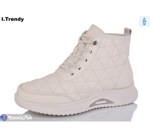 Черевики жіночі на весну/осінь (8 пар р.36-41) бежевий  "Trendy"