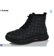 Черевики жіночі на весну/осінь (8 пар р.36-41) чорний  "Trendy"