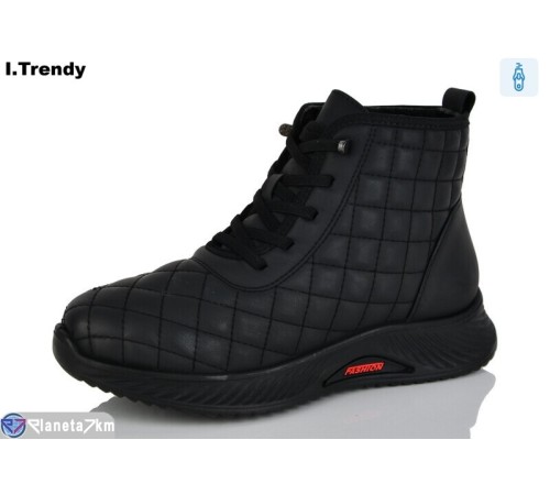 Черевики жіночі на весну/осінь (8 пар р.36-41) чорний  "Trendy"