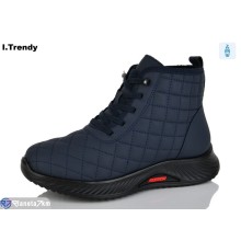 Черевики жіночі на весну/осінь (8 пар р.36-41) синій  "Trendy"