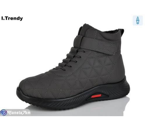 Черевики жіночі на весну/осінь (8 пар р.36-41) сірий  "Trendy"