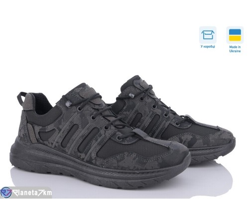 Кросівки чоловічі на весну/осінь (6 пар р.41-45) чорний  "LEOBAZA"