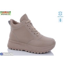 Черевики жіночі на зиму (8 пар р.36-41) бежевий  "HENGJI-ELENA"
