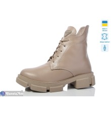 Черевики жіночі на зиму (6 пар р.37-41) бежевий  "LIKA"