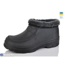 Калоші чоловічі на зиму (6 пар р.41-45) чорний  "Korka"