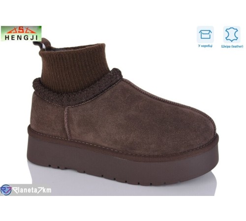 Уггі жіночі на зиму (6 пар р.36-40) коричневий "HENGJI-ELENA" Уггі жіночі на зиму (6 пар р.36-40) коричневий "HENGJI-ELENA"