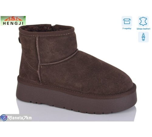 Уггі жіночі на зиму (6 пар р.36-40) коричневий "HENGJI-ELENA" Уггі жіночі на зиму (6 пар р.36-40) коричневий "HENGJI-ELENA"