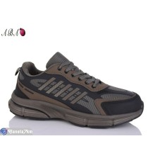 Кросівки чоловічі на весну/осінь (8 пар р.41-46) хакі  "Aba"