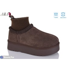 Уггі жіночі на зиму (6 пар р.36-40) коричневий  "Aba"