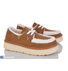 Туфлі жіночі на зиму (8 пар р.36-41) коричневий  "LOREDANA"