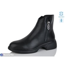 Черевики жіночі на весну/осінь (8 пар р.36-41) чорний  "KULIBABA"