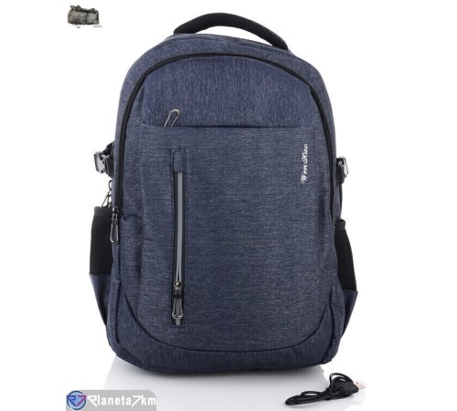 Чоловічий рюкзак 46*33*20 см, синій "BESTBAG" Чоловічий рюкзак 46*33*20 см, синій "BESTBAG"