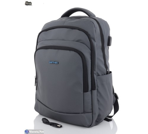 Чоловічий рюкзак 47*30*18 см, сірий "BESTBAG" Чоловічий рюкзак 47*30*18 см, сірий "BESTBAG"